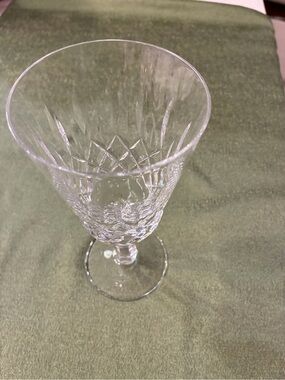 Galway Crystal Clifden pattern water goblet large